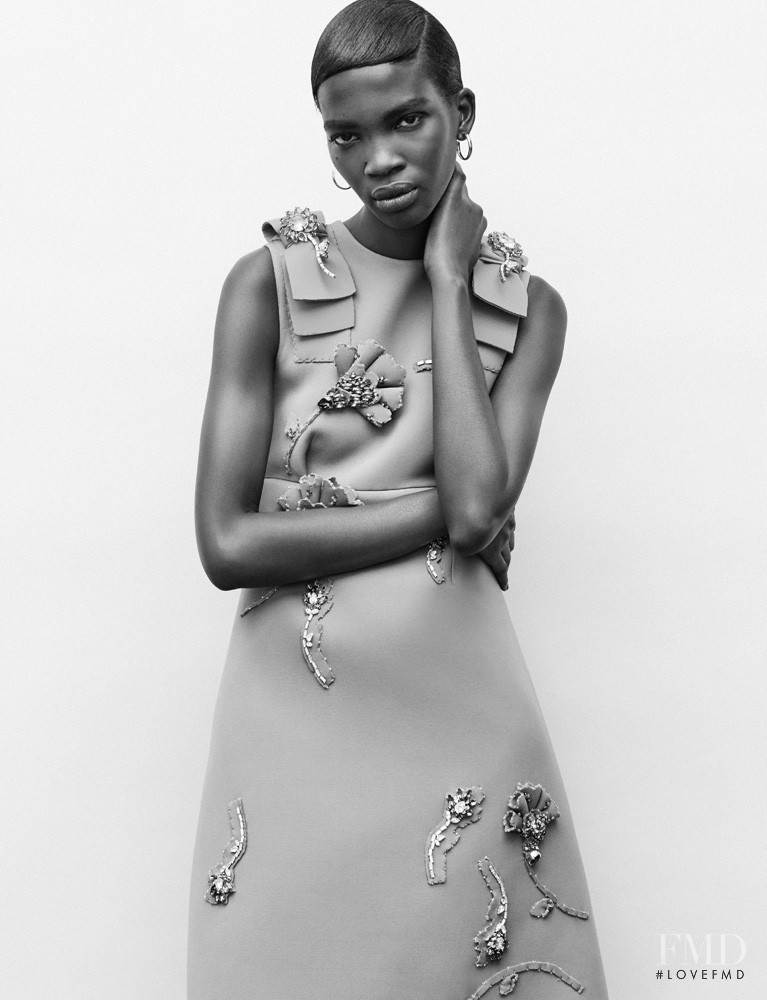 Aamito Stacie Lagum featured in Prada, September 2015