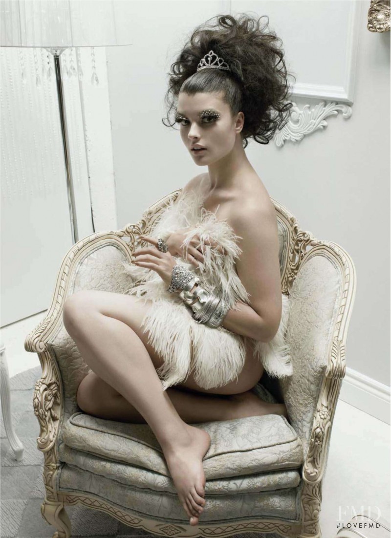 Crystal Renn featured in Ring In The New Year, January 2010