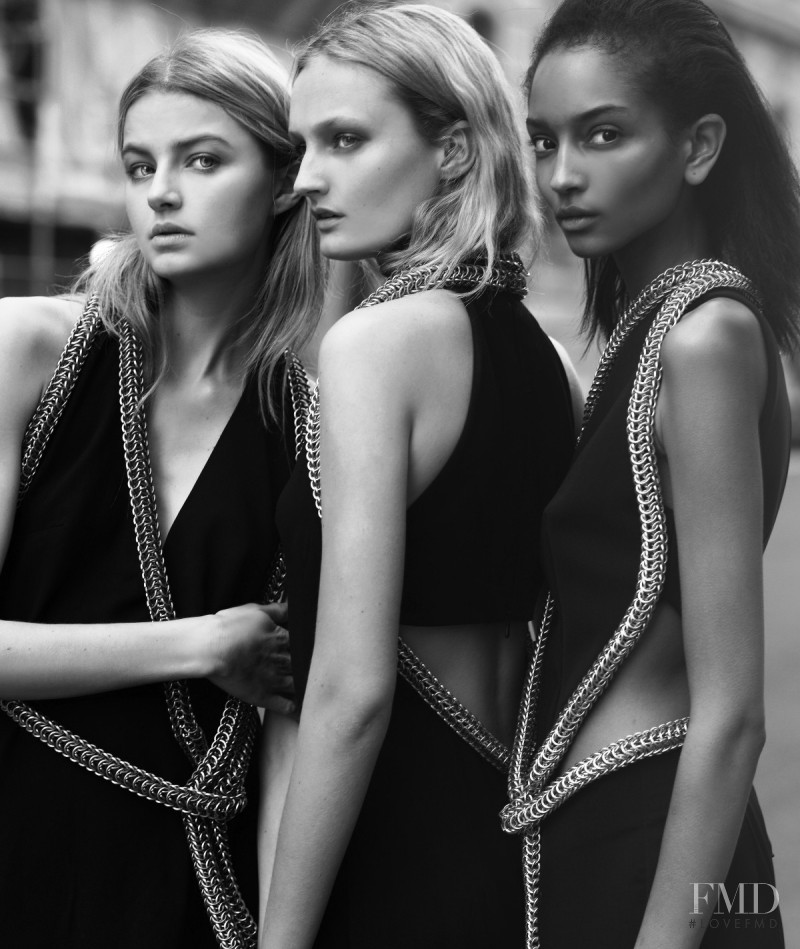 Georgie Perkins featured in Dion Lee\'s Spring Collection Takes Paris by Storm, April 2015