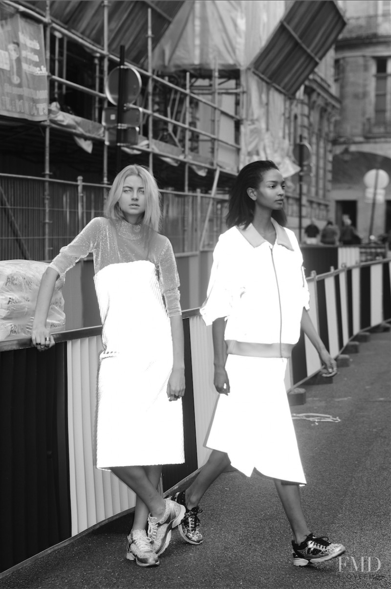 Georgie Perkins featured in Dion Lee\'s Spring Collection Takes Paris by Storm, April 2015