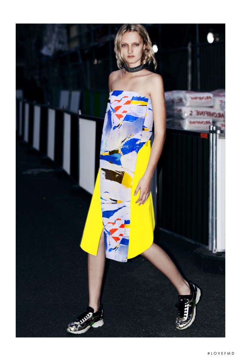 Talisa Quirk featured in Dion Lee\'s Spring Collection Takes Paris by Storm, April 2015