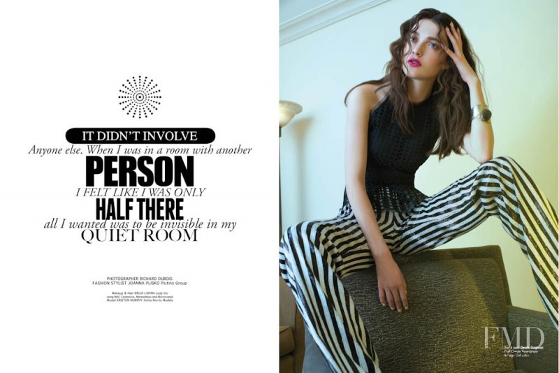 Kristen Murphy featured in It Didn\'t Involve Anyone Else, April 2015