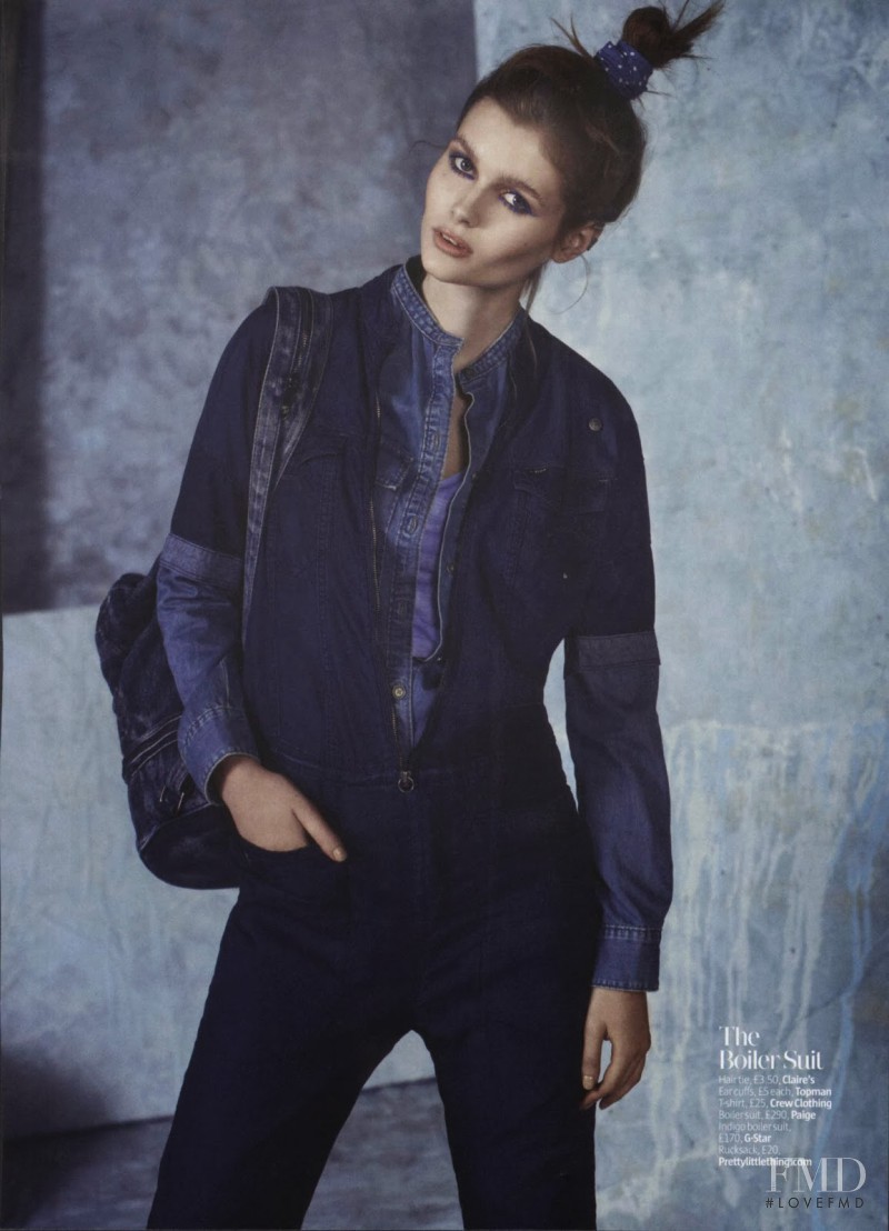 Klara Krukenberg featured in Blue On Blue, April 2014