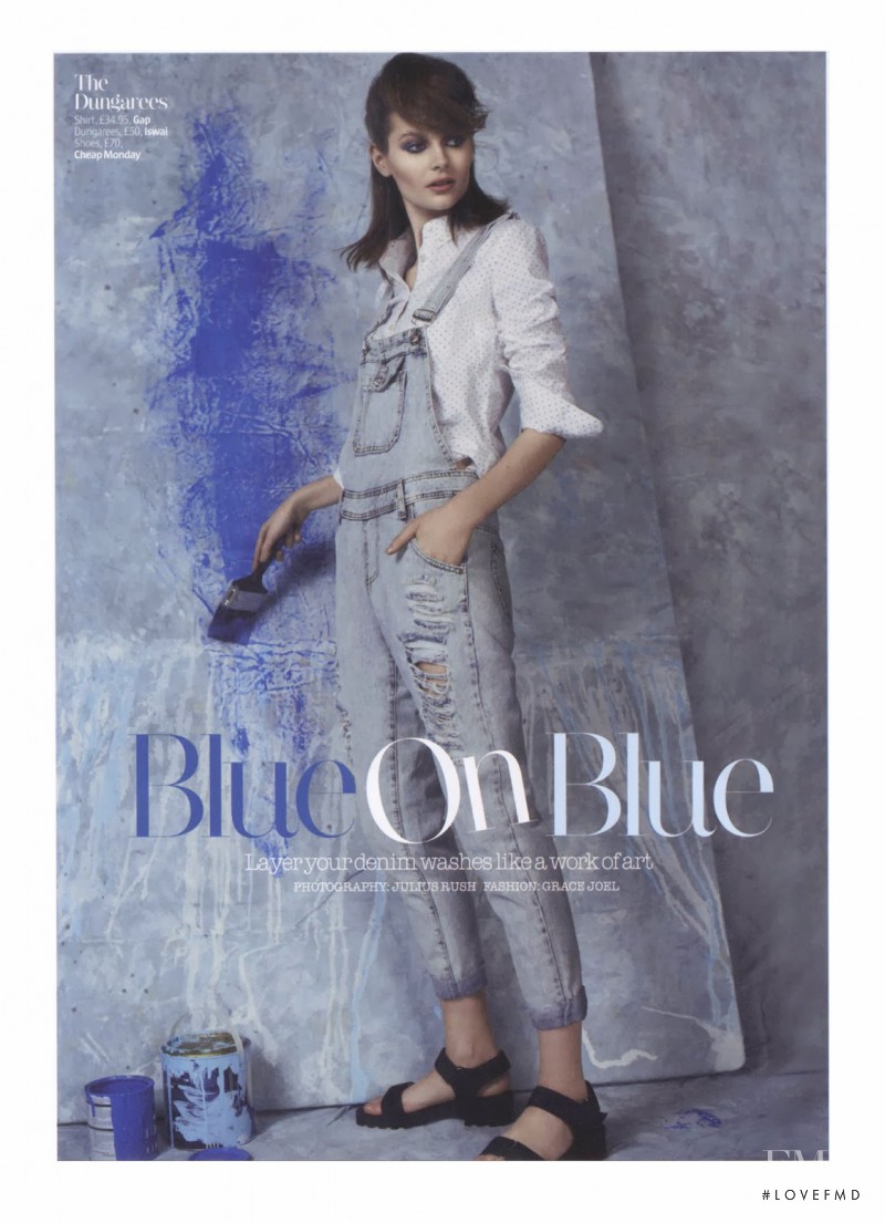 Klara Krukenberg featured in Blue On Blue, April 2014