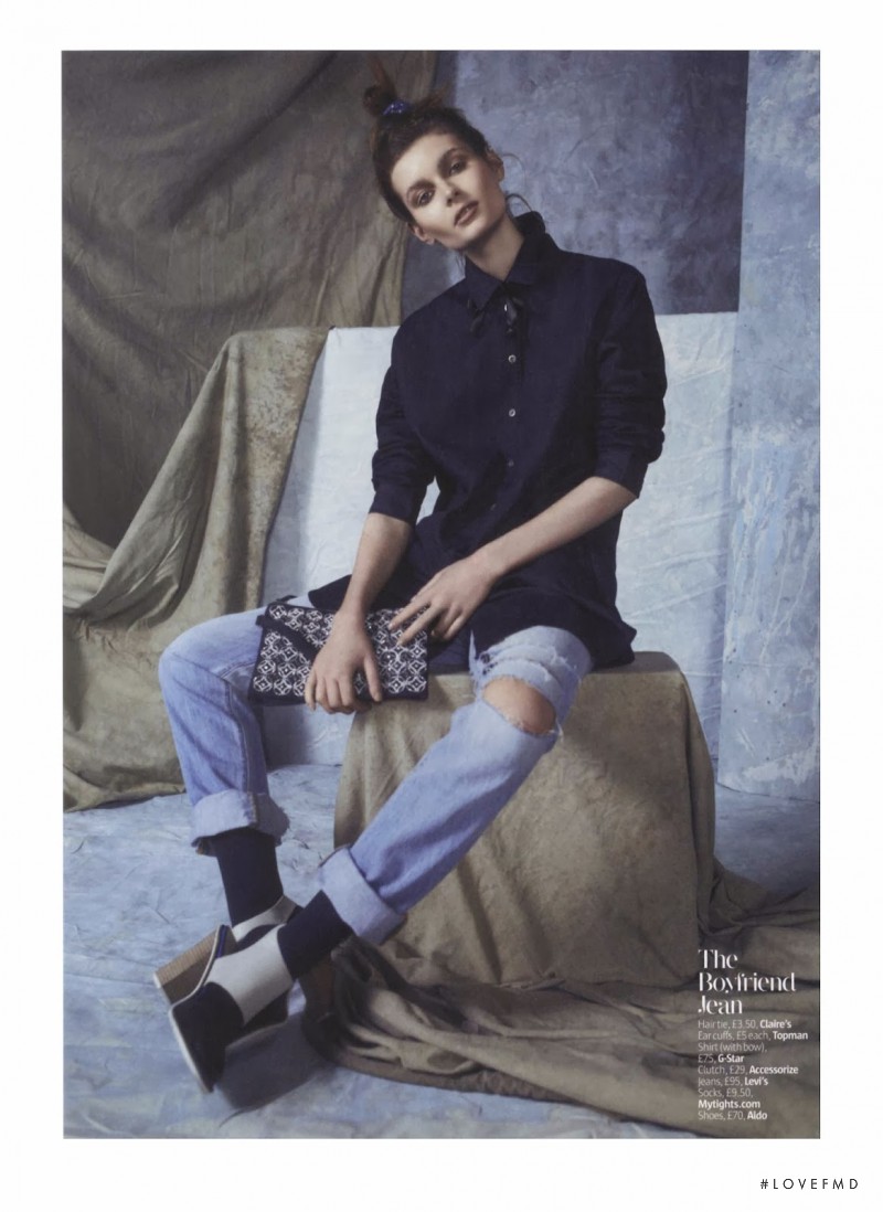 Klara Krukenberg featured in Blue On Blue, April 2014