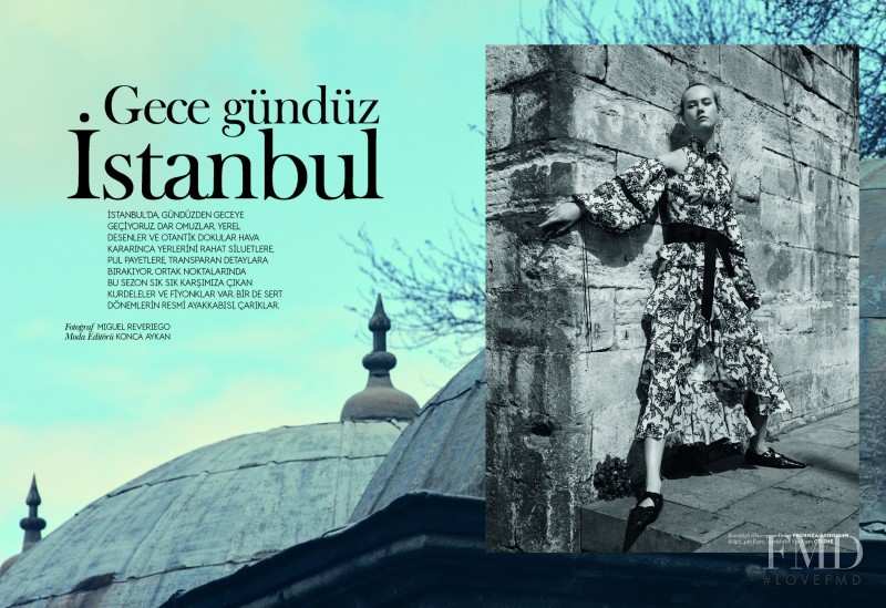Julie Hoomans featured in Gece Gündüz Istanbul, April 2016