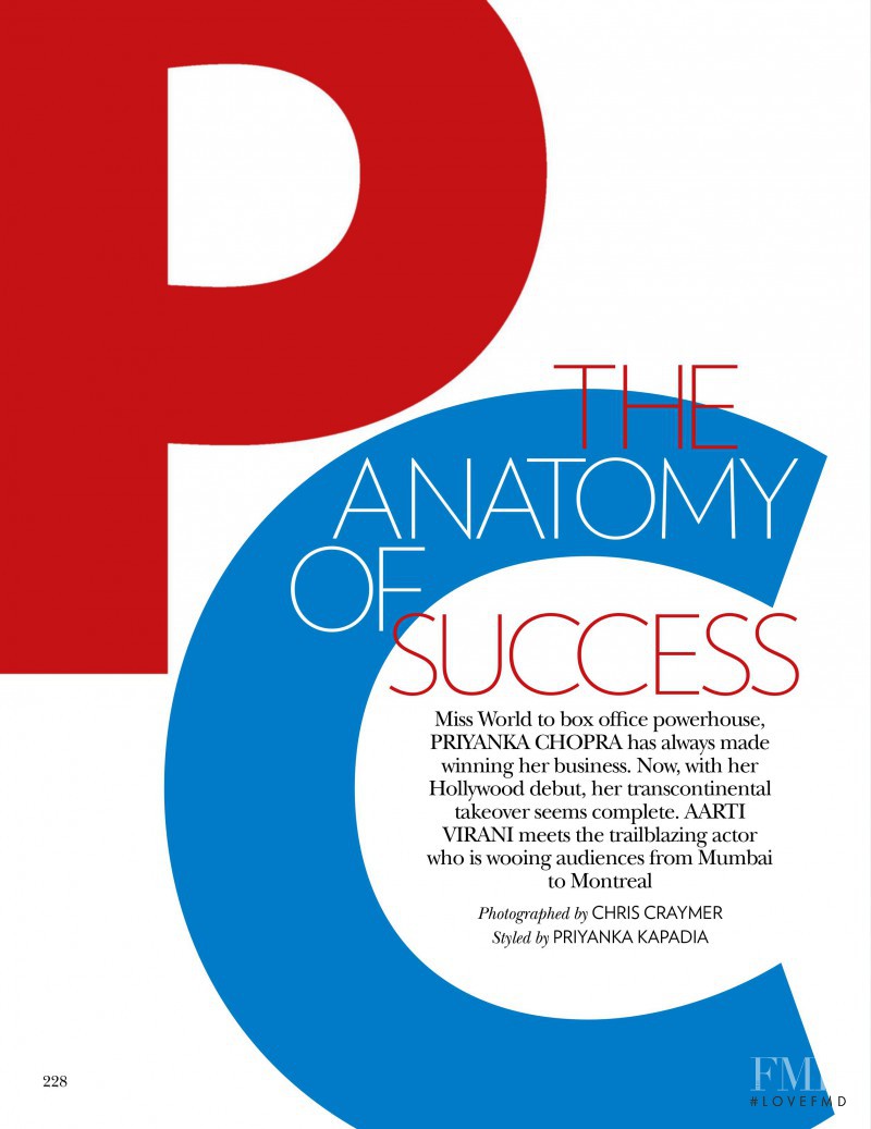 The Anatomy of Success, April 2016