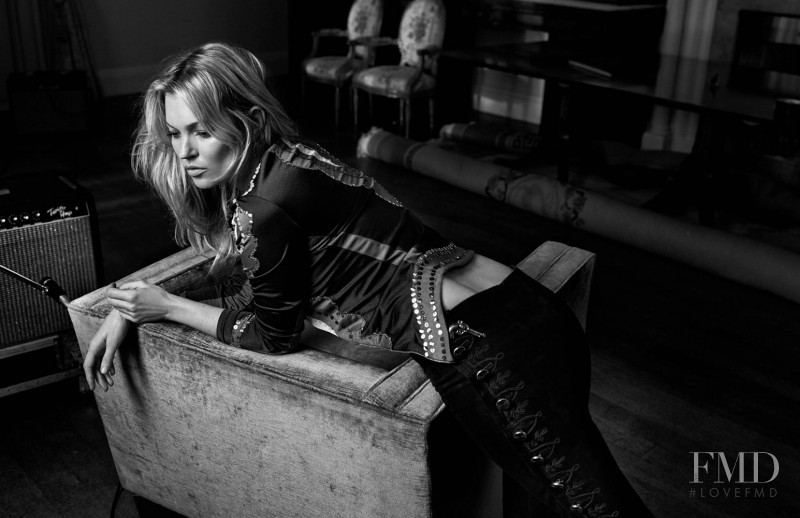 Kate Moss featured in On With The Show, May 2016