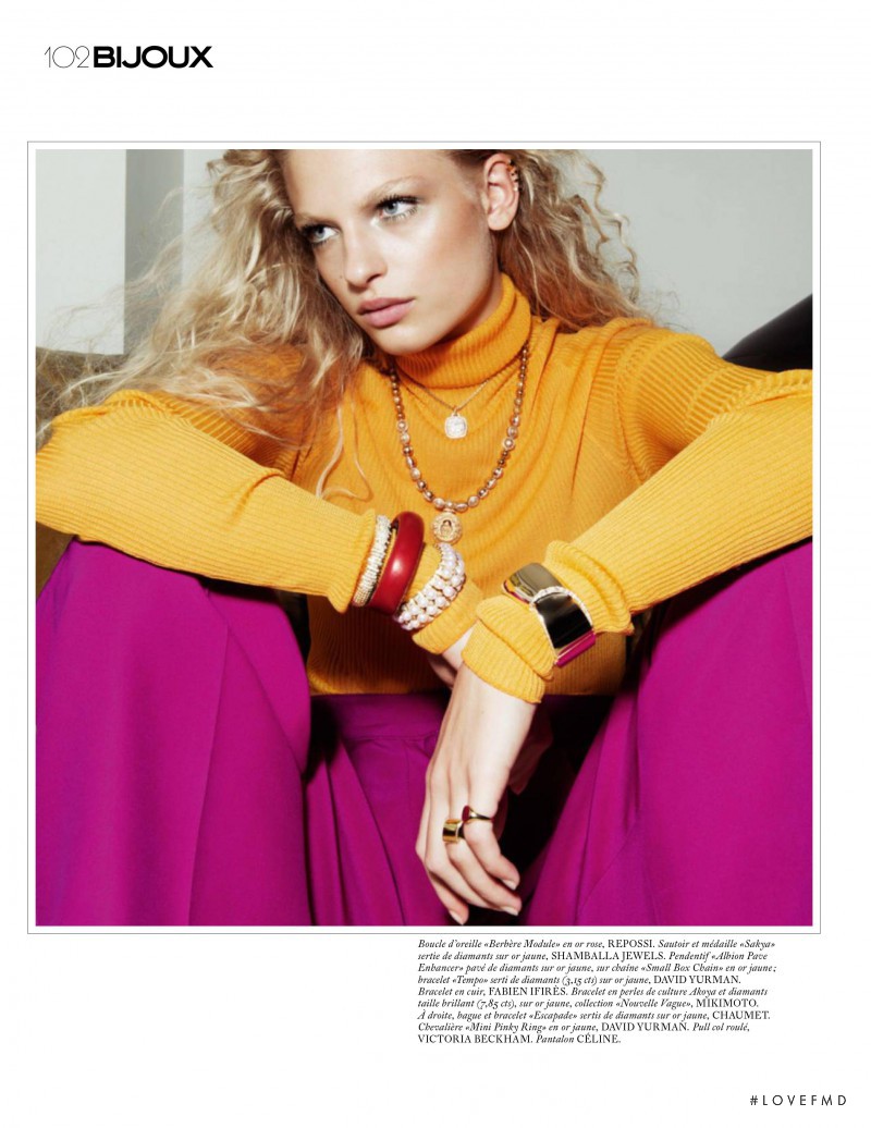 Frederikke Sofie Falbe-Hansen featured in Lumières du jour, May 2016