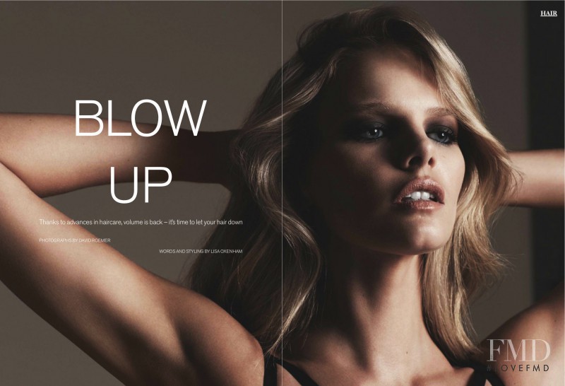 Marloes Horst featured in Blow Up, May 2016