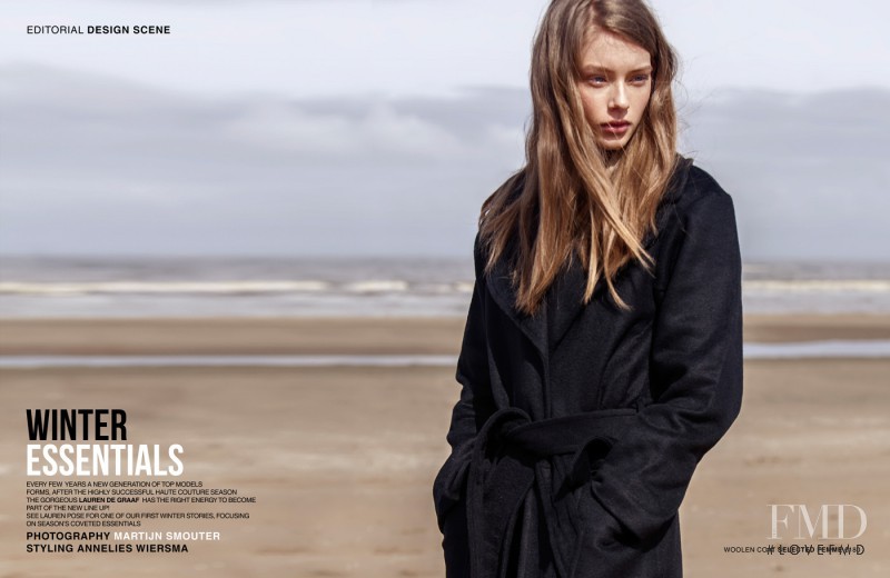 Lauren de Graaf featured in Winter Essentials, August 2015