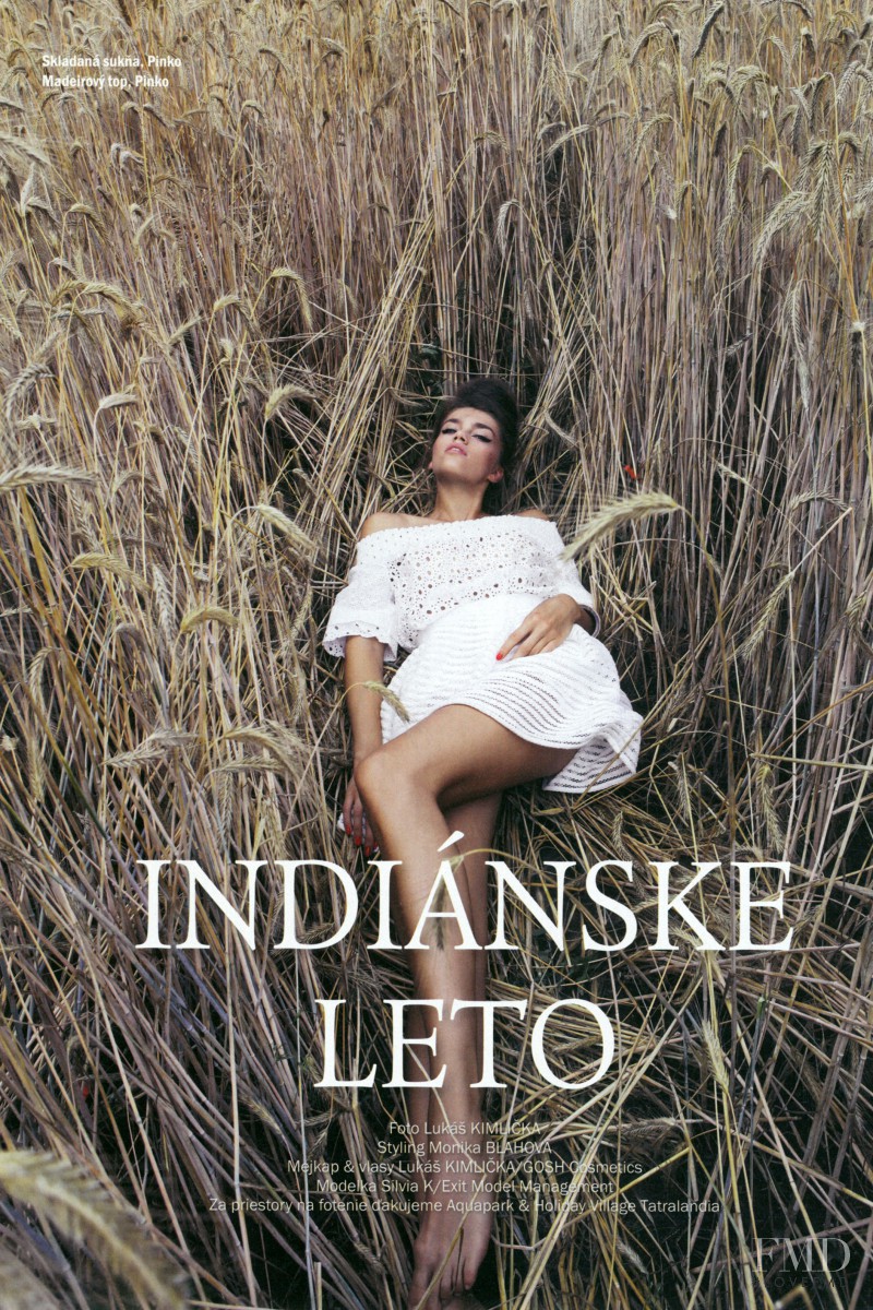 Silvia Keckesova featured in Indianske Leto, August 2015