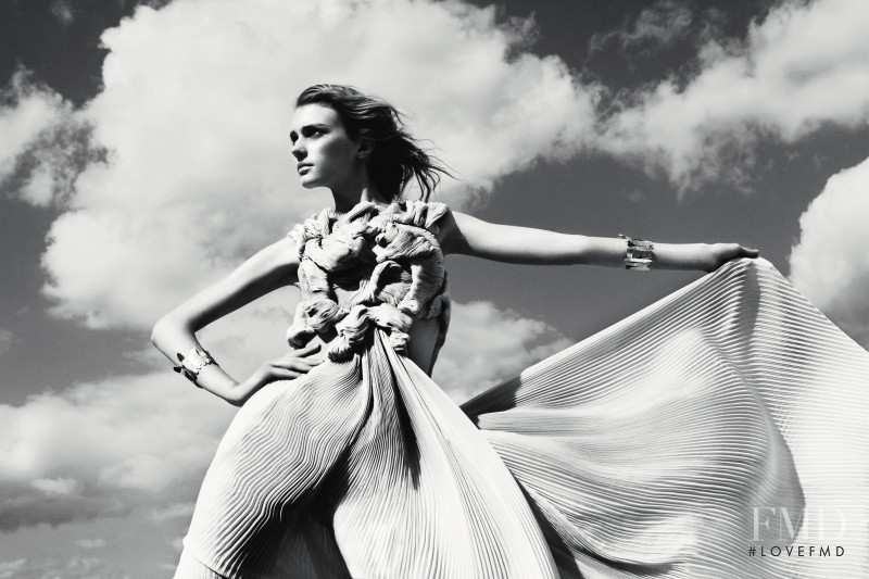 Sigrid Agren featured in Sky Line, December 2011