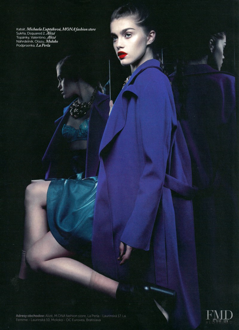 Silvia Keckesova featured in V Odraze, January 2014