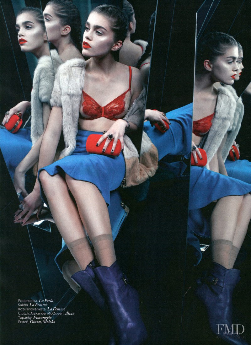 Silvia Keckesova featured in V Odraze, January 2014