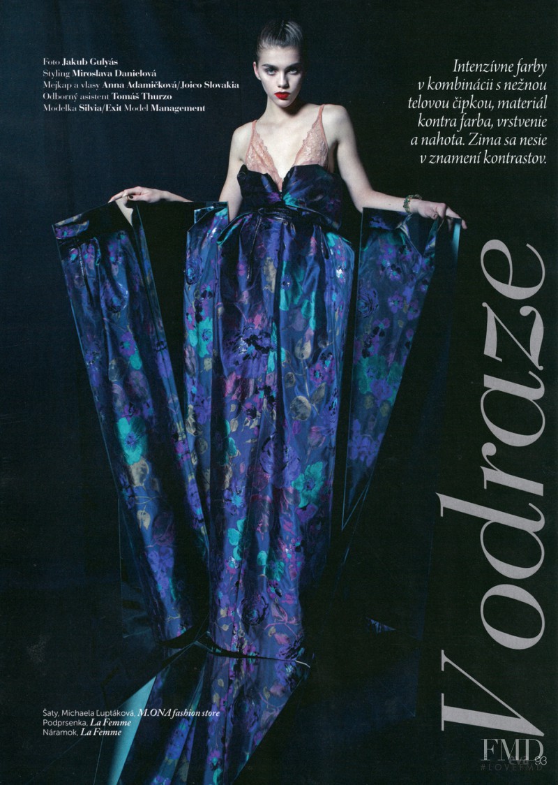 Silvia Keckesova featured in V Odraze, January 2014