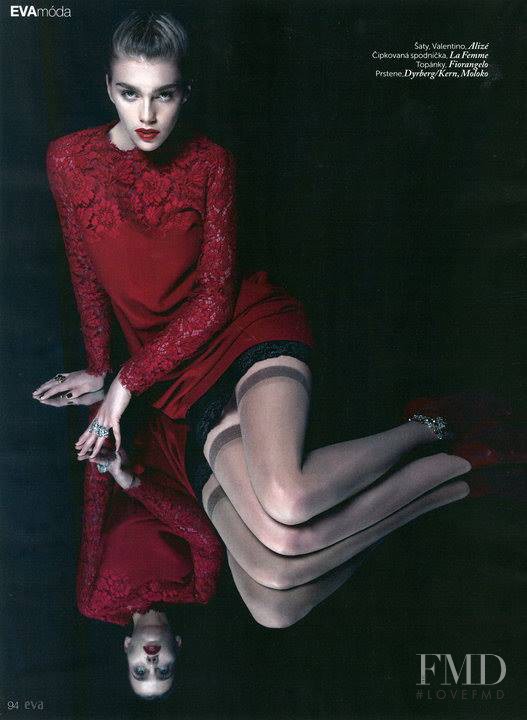 Silvia Keckesova featured in V Odraze, January 2014