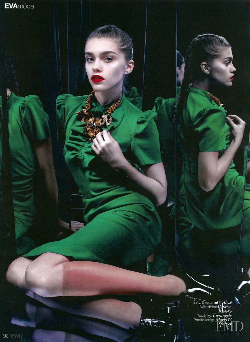 Silvia Keckesova featured in V Odraze, January 2014