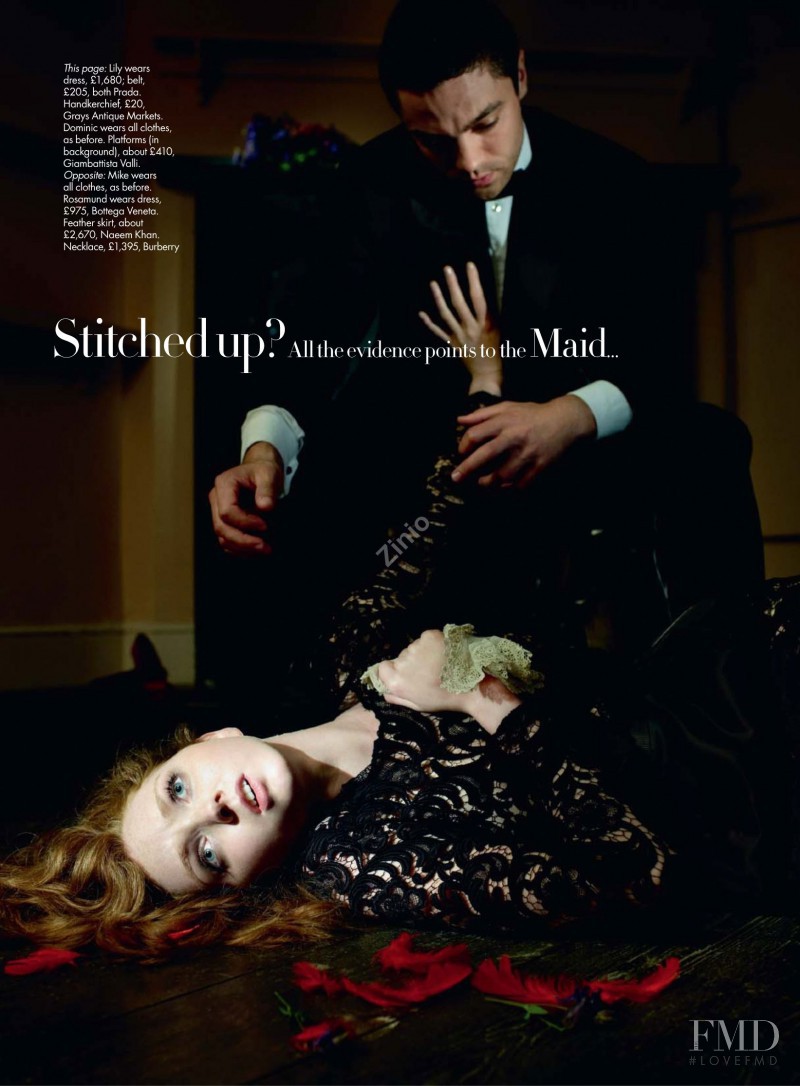 Lily Cole featured in What The Butler Saw, September 2008