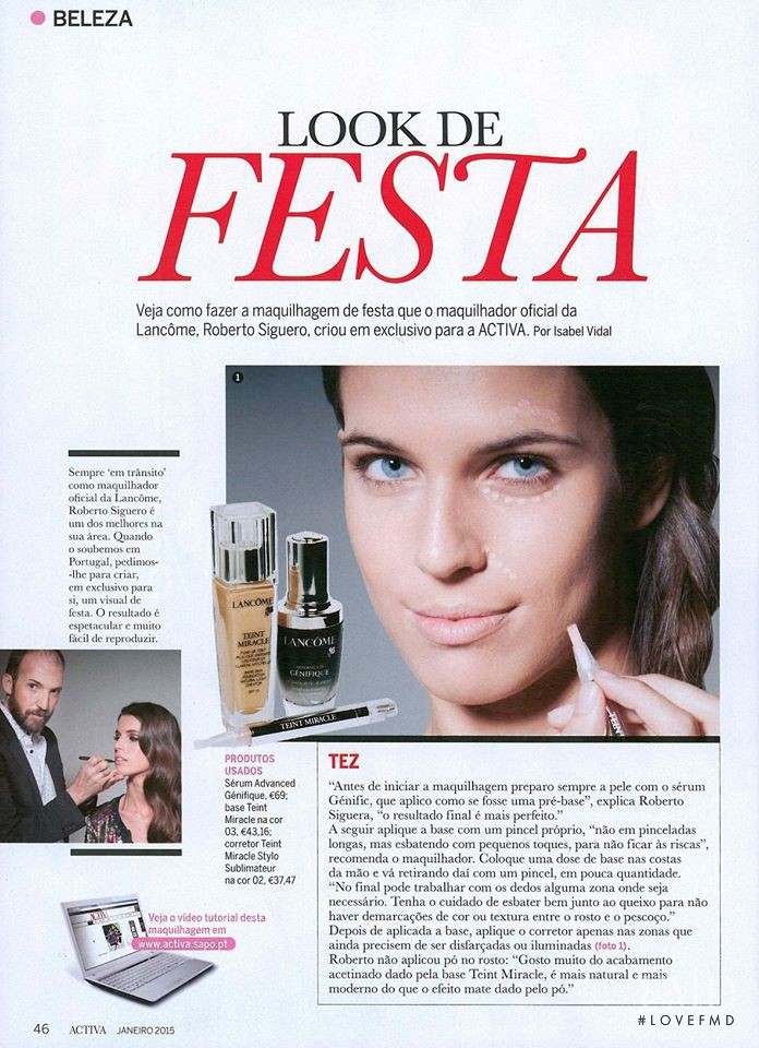 Carolina Capitao featured in Look De Festa, January 2015