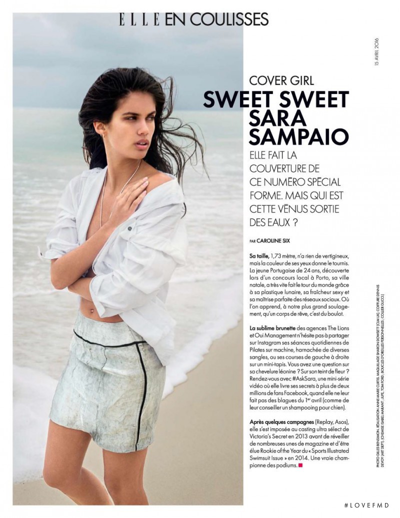Sara Sampaio featured in Sweet Sweet Sara Sampaio, April 2016