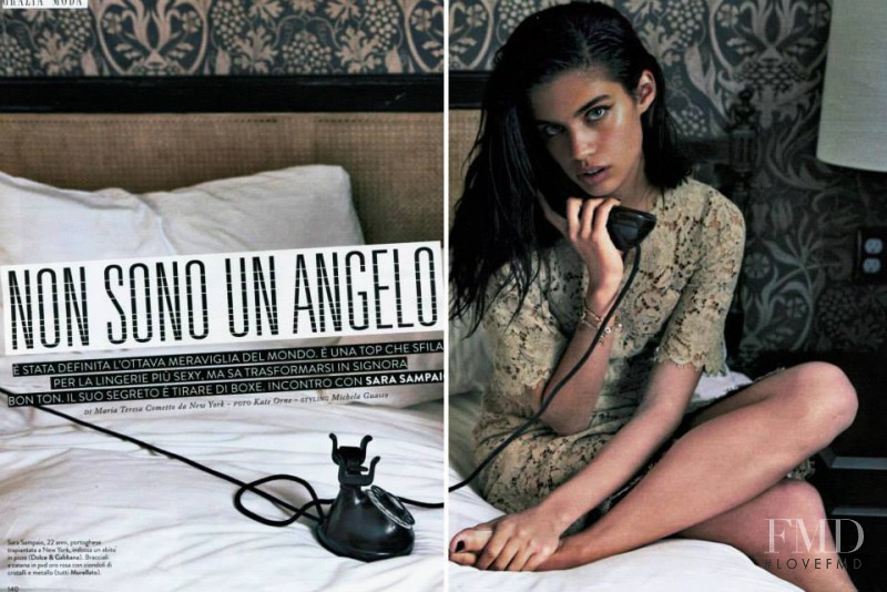 Sara Sampaio featured in Non Sono Un Angelo, December 2013