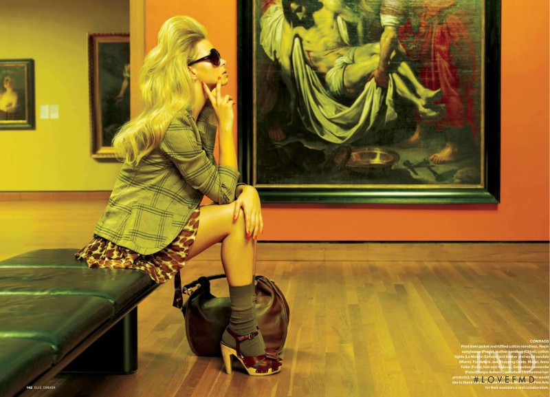 Anna Feller featured in Art Meets Fashion, March 2010