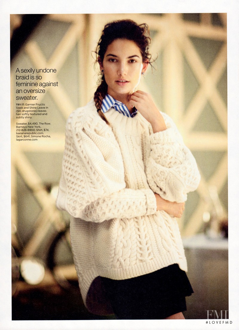 Lily Aldridge featured in Country Weekend, October 2013