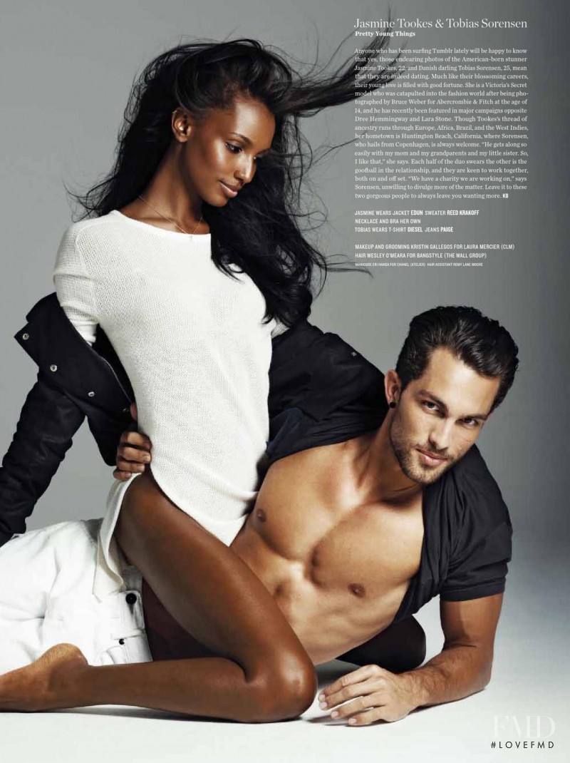 Jasmine Tookes featured in Two of a Kind, February 2013