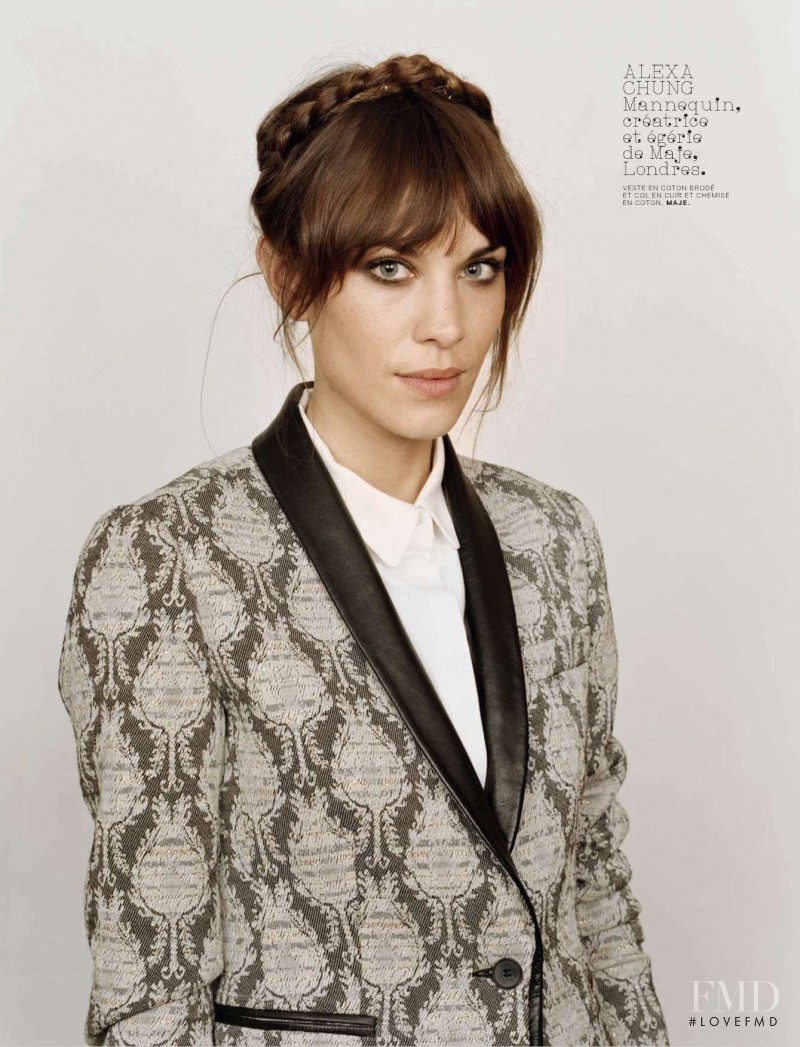 Alexa Chung featured in Yearbook, October 2012