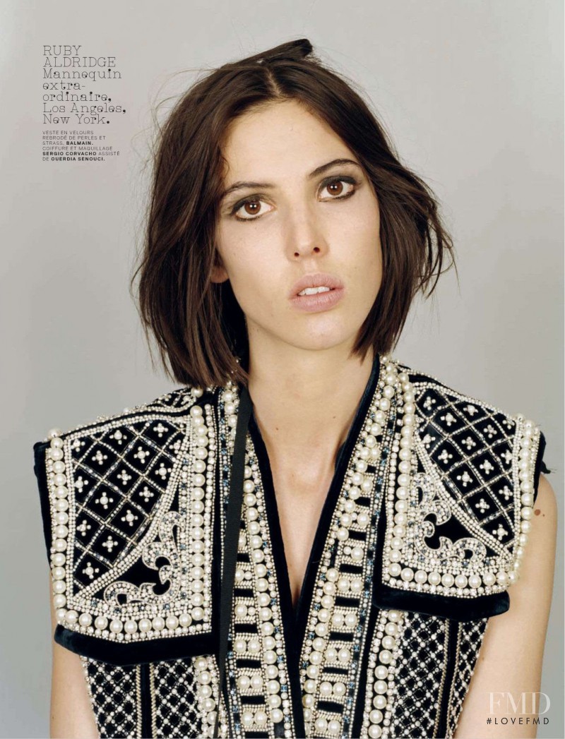 Ruby Aldridge featured in Yearbook, October 2012