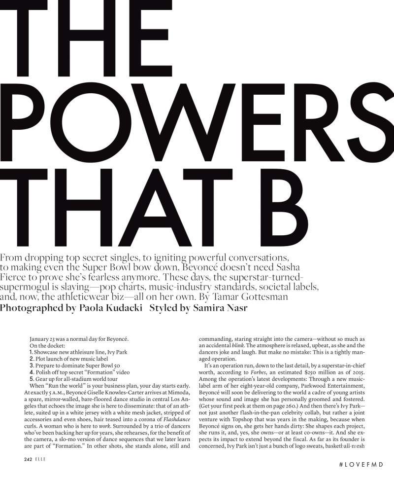 The powers that B, May 2016