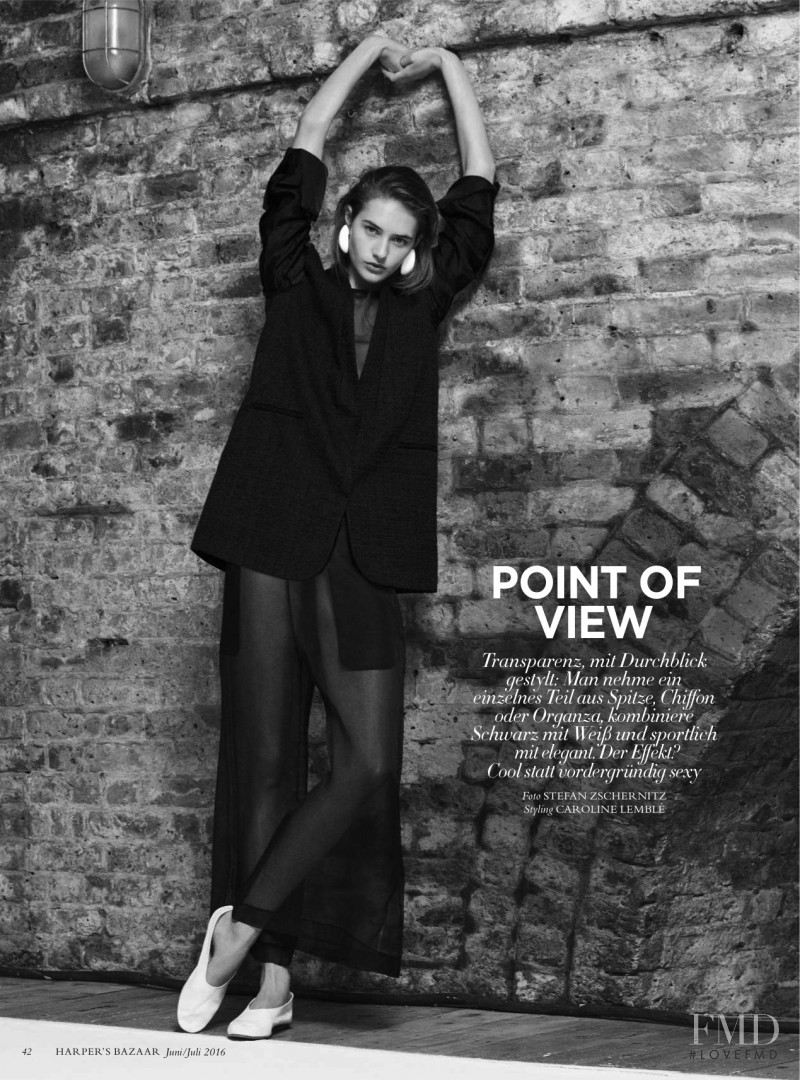 Sanne Vloet featured in Point Of View, June 2016