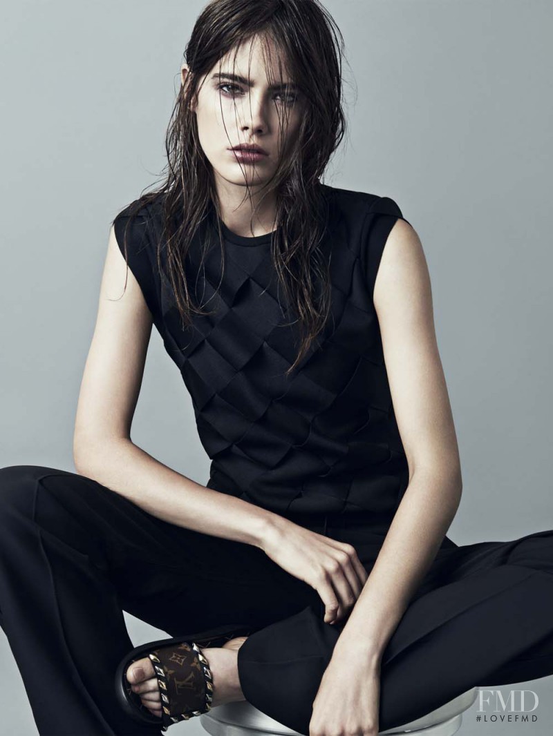 Taja Feistner featured in Louis Vuitton, February 2016