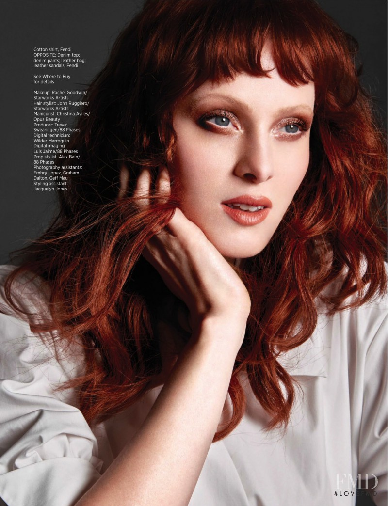 Karen Elson featured in Highway To Heaven, March 2016