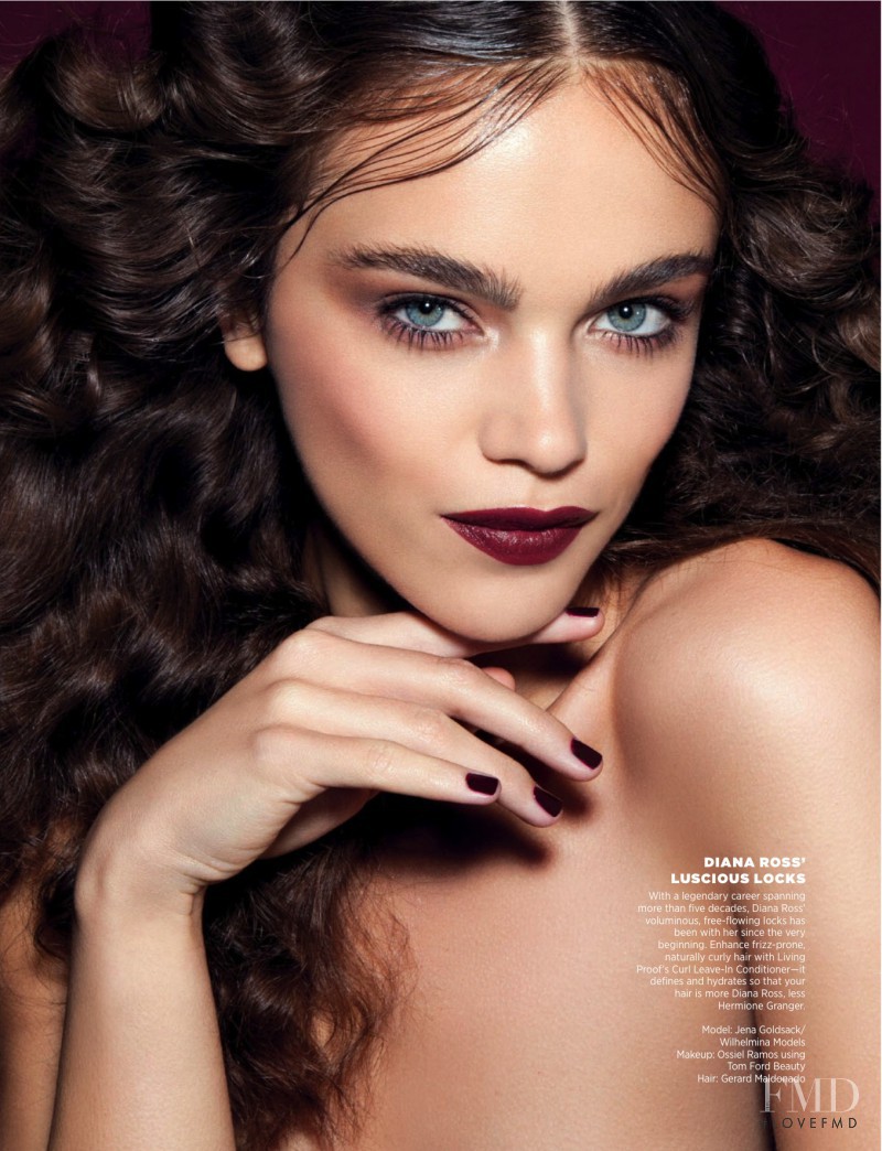 Jena Goldsack featured in The Beauty, March 2016
