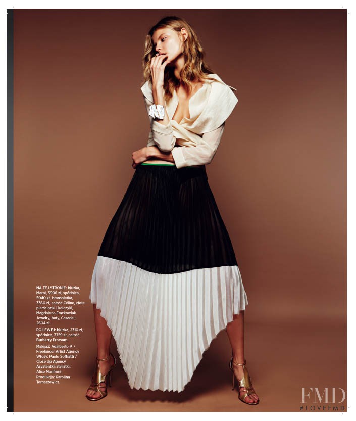 Magdalena Frackowiak featured in Prosta Historia, April 2014