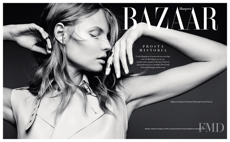 Magdalena Frackowiak featured in Prosta Historia, April 2014