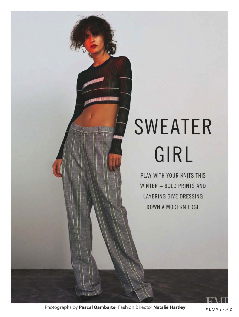 Iana Godnia featured in Sweater Girl, January 2016