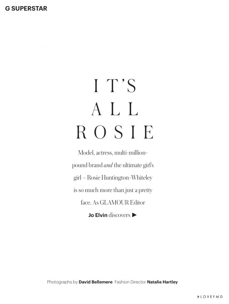 It\'s All Rosie, February 2016