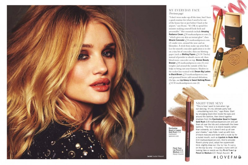 Rosie Huntington-Whiteley featured in Rosie\'s having a beauty moment..., February 2016