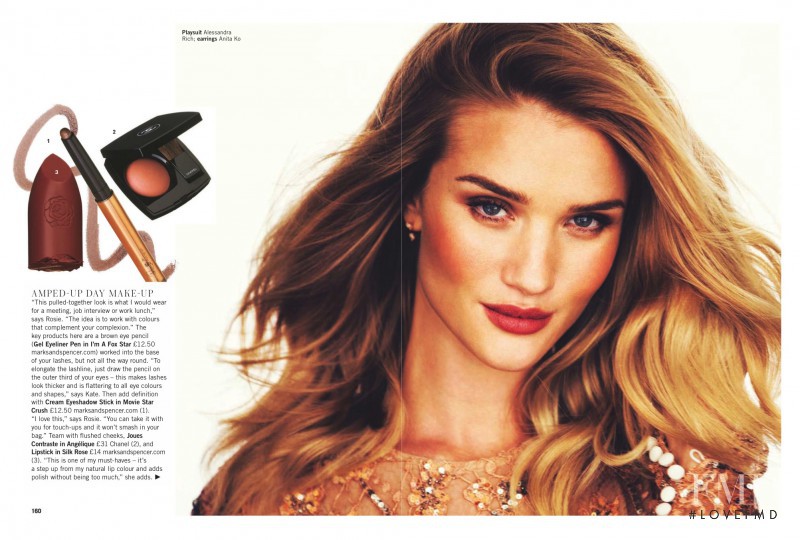 Rosie Huntington-Whiteley featured in Rosie\'s having a beauty moment..., February 2016