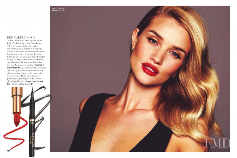 Rosie Huntington-Whiteley featured in Rosie\'s having a beauty moment..., February 2016