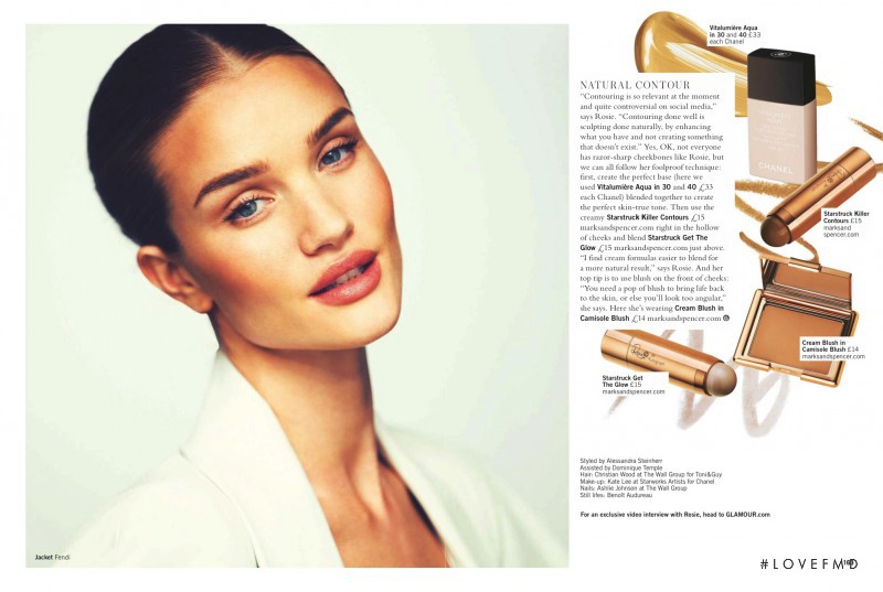 Rosie Huntington-Whiteley featured in Rosie\'s having a beauty moment..., February 2016