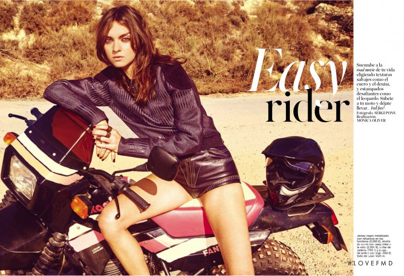 Magda Laguinge featured in Easy Rider, February 2016