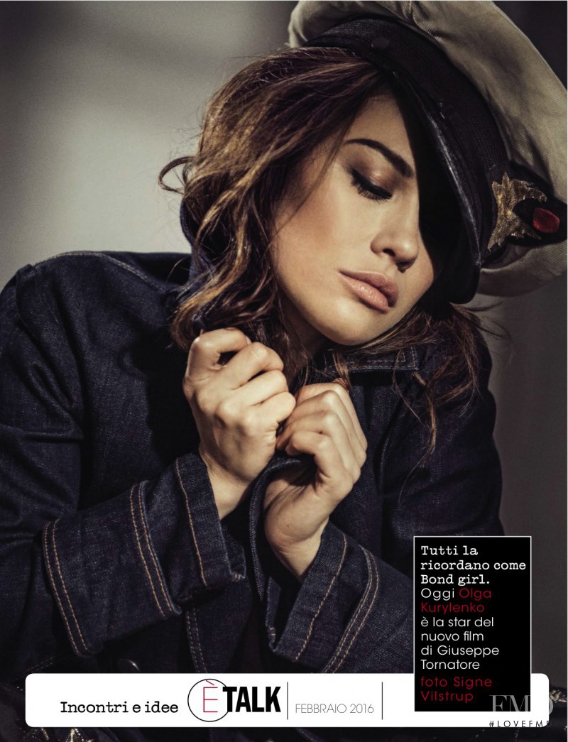 Olga Kurylenko featured in Io Mi Salvo Da Sola, February 2016