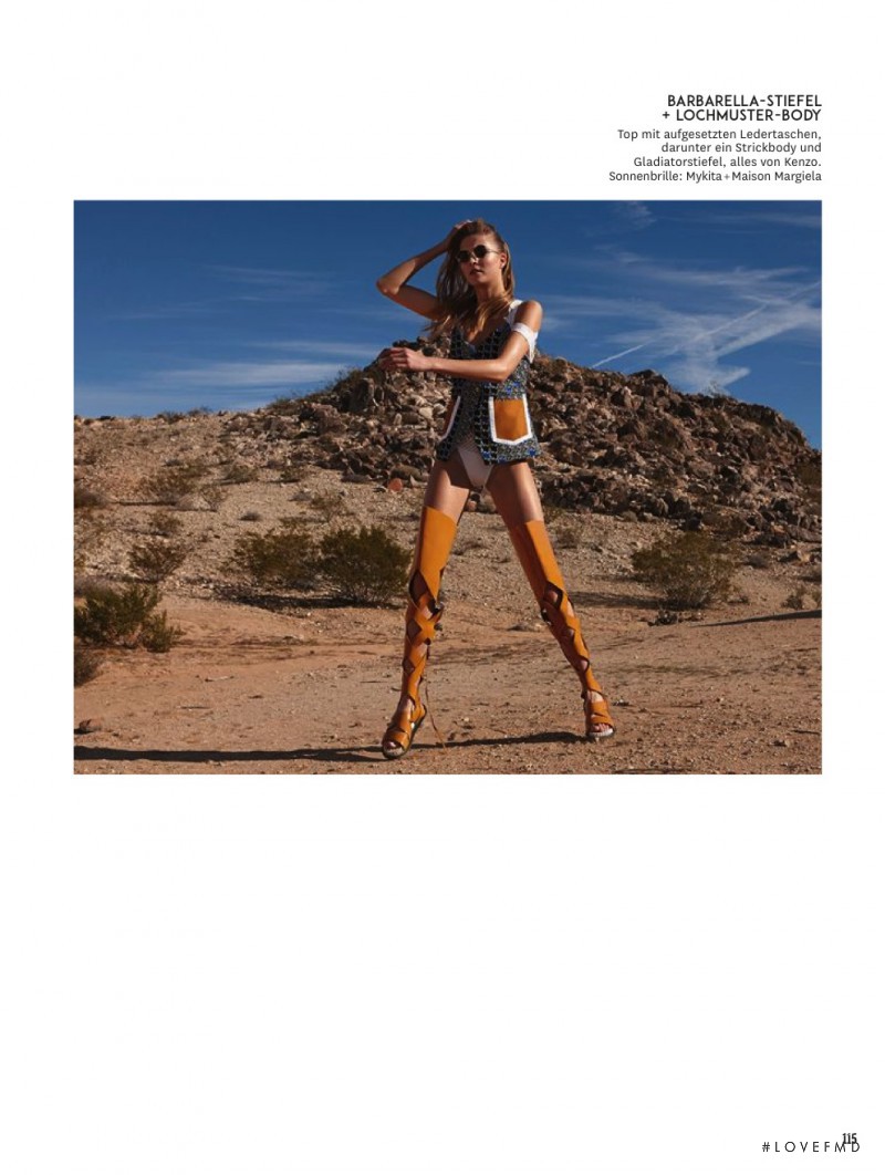 Emeline Ghesquiere featured in Futur II, February 2016