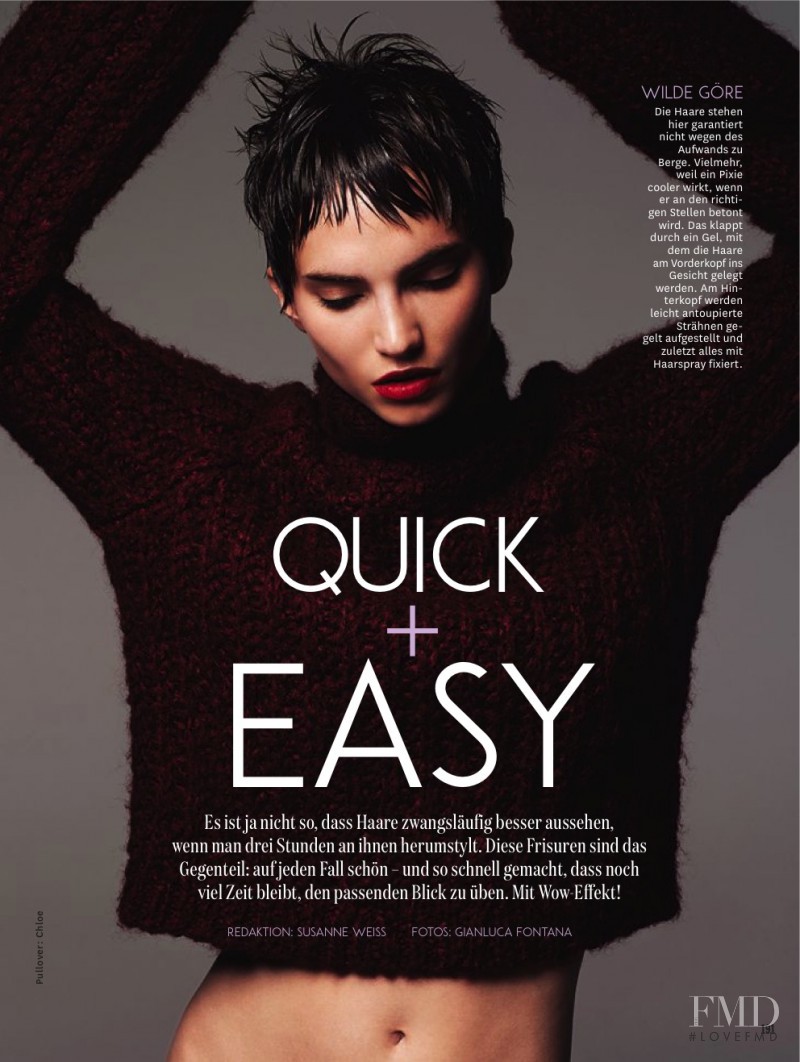 Dalia Guenther featured in Quick + Easy, February 2016