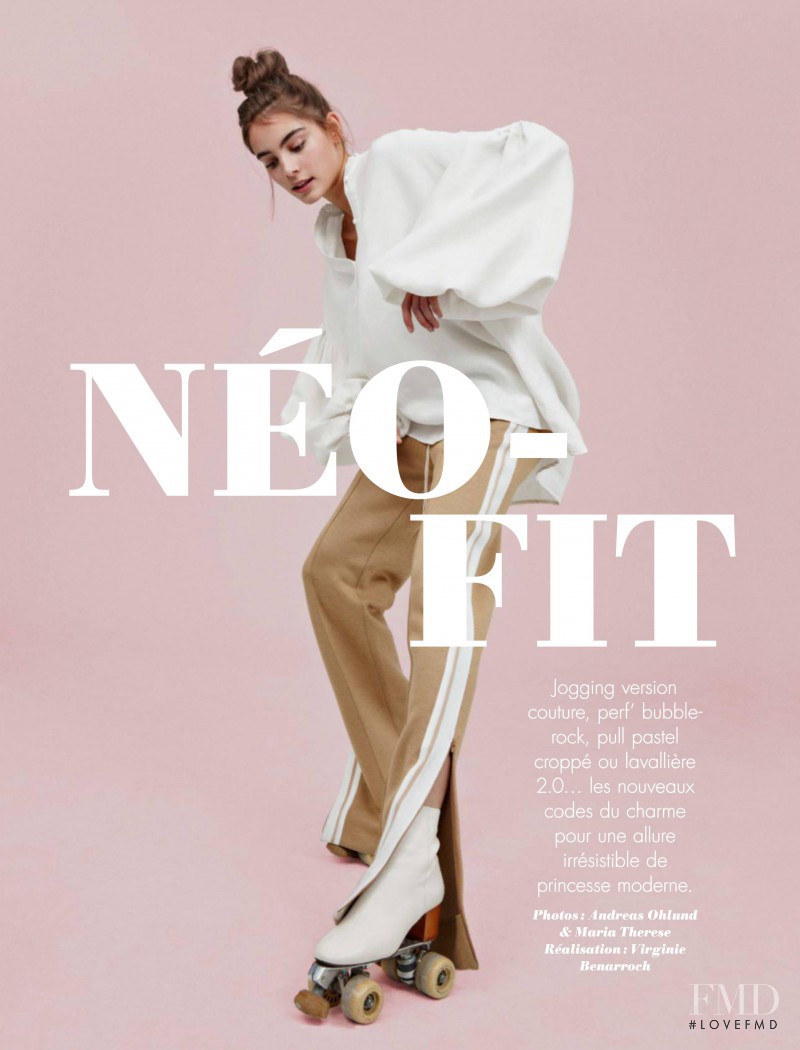 Romy Schönberger featured in Néo-Fit, March 2013