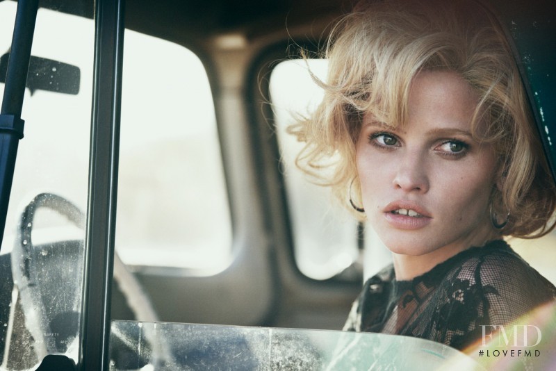 Lara Stone featured in Modern Marilyn, January 2012